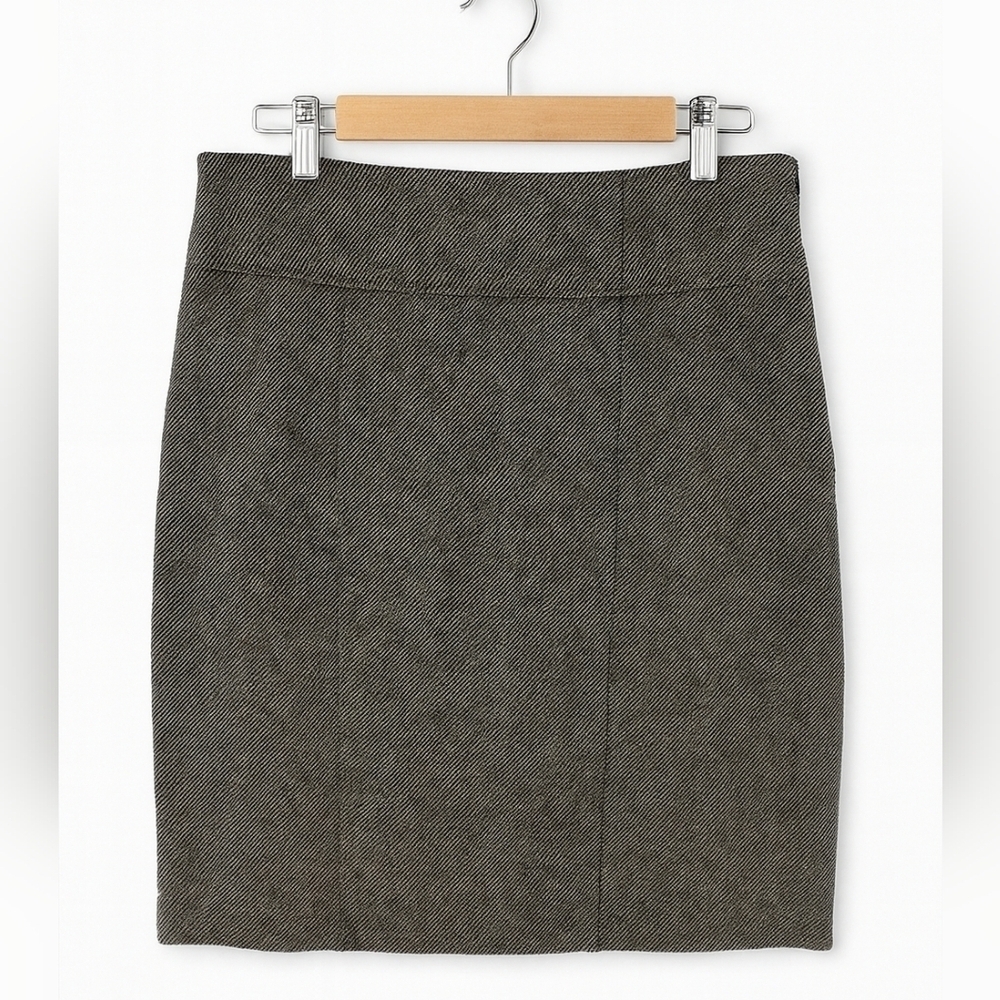 Banana Republic Sculpted Stretch Wool Pencil Skirt